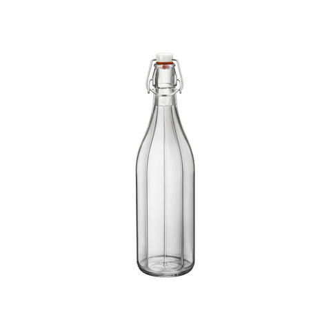 BORMIOLI ROCCO OXFORD BOTTLE w/TOP 1.0lt CLEAR (3.21990) Box of 6 - Hospitality Connect