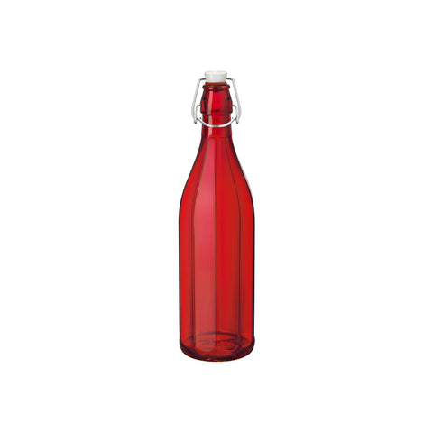 BORMIOLI ROCCO OXFORD BOTTLE w/TOP 1.0lt RED (321589) Box of 6 - Hospitality Connect