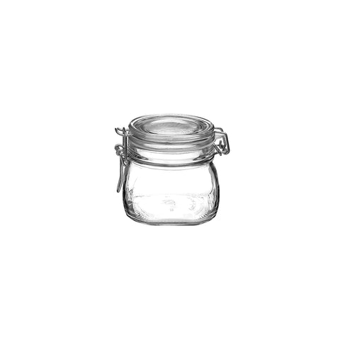 BORMIOLI ROCCO FIDO JAR 0.50lt CLEAR LID (1.49210) Box of 6 - Hospitality Connect