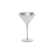STOLZLE OLYMPIC COCKTAIL GLASS 240ml MATT WHITE/SILVER Box of 6 - Hospitality Connect