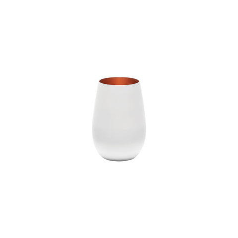 STOLZLE OLYMPIC TUMBLER 465ml MATT WHITE/BRONZE Box of 6 - Hospitality Connect