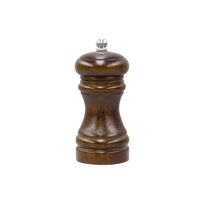 CHEF INOX CAFE MILL SALT/PEPPER WD CERAMIC GEAR 115mm DARK Box of 4 - Hospitality Connect