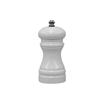 CHEF INOX CAFE MILL SALT/PEPPER WD CERAMIC GEAR 115mm WHITE - Hospitality Connect