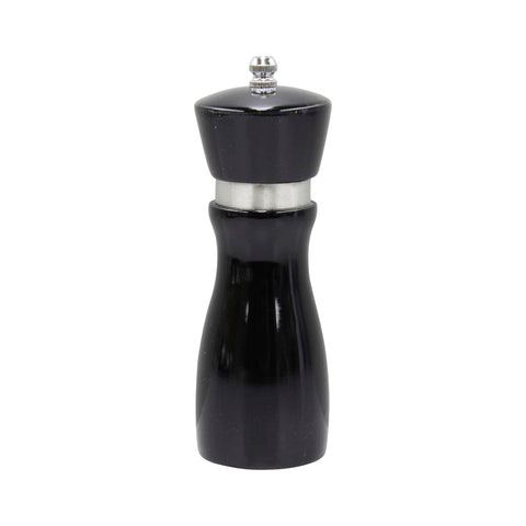 CHEF INOX MONDO MILL SALT/PEPPER WOOD CERAMIC GEAR 155mm BLK - Hospitality Connect