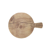 CHEF INOX ROUND PIZZA BOARD w/HDL MA 320mm OAK WOOD EFFECT - Hospitality Connect