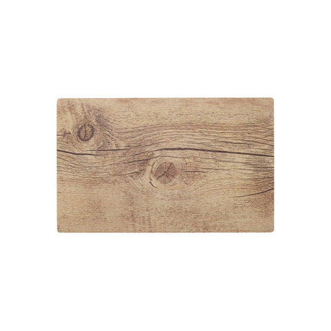 CHEF INOX RECT PIZZA BOARD MA 410x255mm OAK WOOD EFFECT - Hospitality Connect