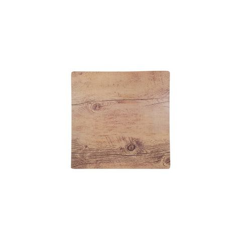 CHEF INOX SQUARE PIZZA BOARD MA 255x255mm OAK WOOD EFFECT - Hospitality Connect