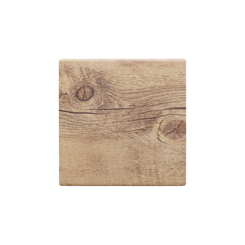CHEF INOX SQUARE PIZZA BOARD MA 310x310mm OAK WOOD EFFECT - Hospitality Connect