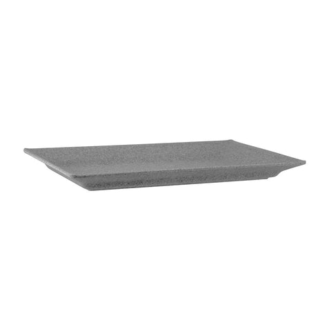 JAB CONCRETE MATT RECTANGULAR PLATTER RAISED SIDES 440x270mm Box of 4 - Hospitality Connect