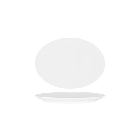 SUPERWARE OVAL PLATTER 230mm COUPE WHITE Box of 6 - Hospitality Connect
