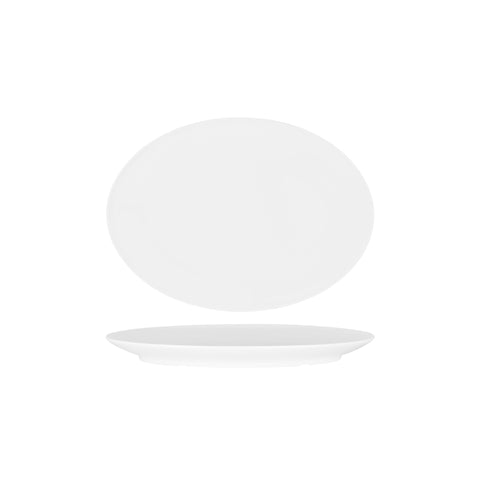 SUPERWARE OVAL PLATTER 270mm COUPE WHITE Box of 6 - Hospitality Connect