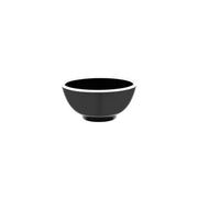 JAB VINTAGE BLACK/WHITE RIM ENAMEL LOOK ROUND BOWL 150x70mm Box of 6 - Hospitality Connect