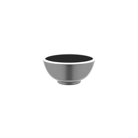 JAB VINTAGE GREY/WHITE RIM ENAMEL LOOK ROUND BOWL 150x70mm Box of 6 - Hospitality Connect