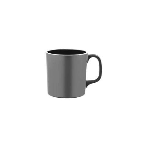 JAB VINTAGE GREY/WHITE RIM ENAMEL LOOK MUG 80x85mm Box of 6 - Hospitality Connect
