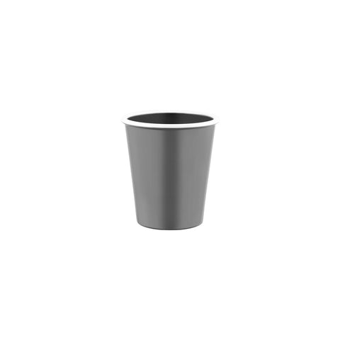 JAB VINTAGE GREY/WHITE RIM ENAMEL LOOK TUMBLER 80x90mm Box of 6 - Hospitality Connect