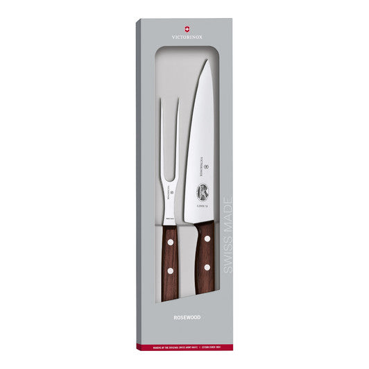 Victorinox Carving Set,2 pc, Wood - New Giftbox - Hospitality Connect