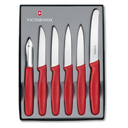Victorinox Paring Knife Set,6pc,Nylon - Red - Hospitality Connect