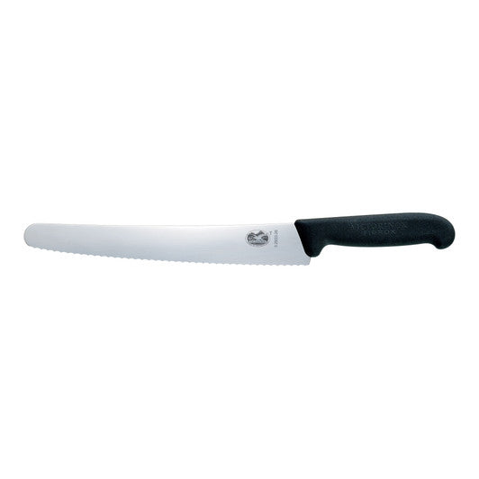 Victorinox Pastry Knife,26cm,Wavy Edge,Fibrox - Black - Hospitality Connect