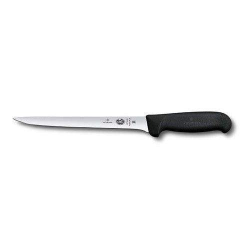 Victorinox Filleting Knife,20cm Narrow Flexible Blade,Fibrox - Black - Hospitality Connect