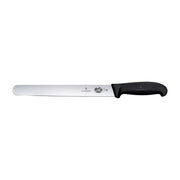 Victorinox Slicing Knife,25cm Round Plain Edge,Fibrox - Black - Hospitality Connect