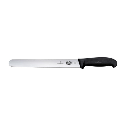 Victorinox Slicing Knife,25cm Round Plain Edge,Fibrox - Black - Hospitality Connect