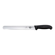 Victorinox Slicing Knife,36cm Round Plain Edge,Fibrox - Black - Hospitality Connect