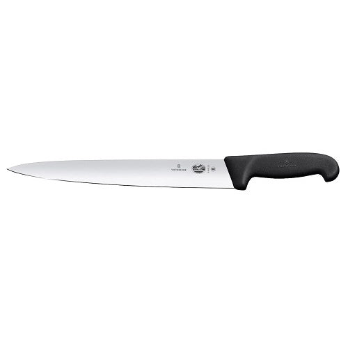 Victorinox Slicing Knife,30cm Pointed Tip Wide Blade,Fibrox - Black - Hospitality Connect