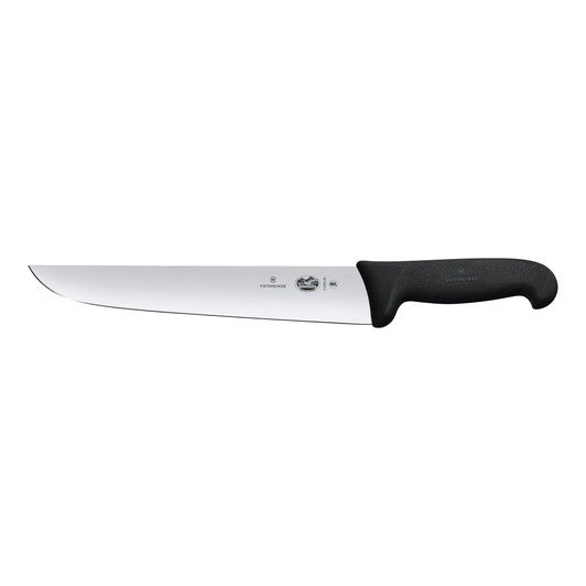 Victorinox Butchers Knife,28cm,Straight Back Blade,Fibrox - Black - Hospitality Connect