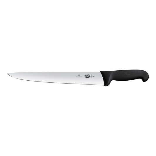 Victorinox Cutlet Knife,30cm,Straight Back Blade,Fibrox - Black - Hospitality Connect