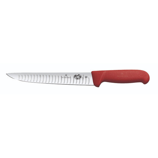 Victorinox  Sticking Knife, 25cm, Fluted Edge, Fibrox - Red - Hospitality Connect