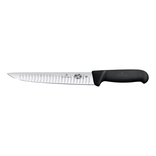 Victorinox Sticking Knife,20cm, Fluted Edge, Fibrox - Black - Hospitality Connect