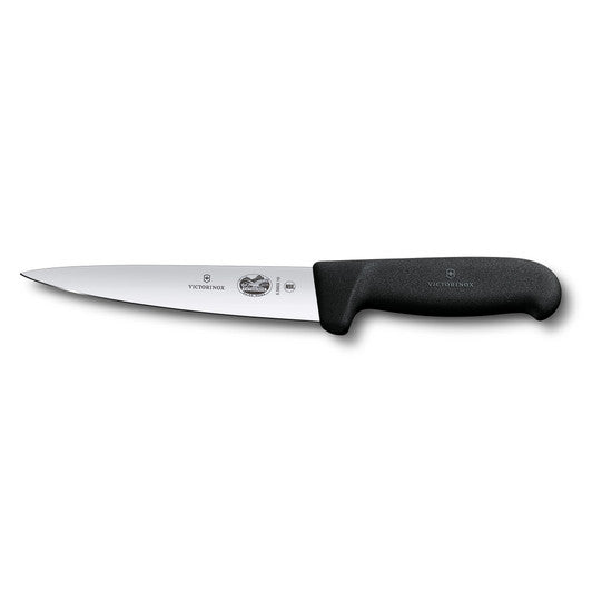 Victorinox  Sticking Knife,18cm,Pointed Blade,Fibrox - Black - Hospitality Connect