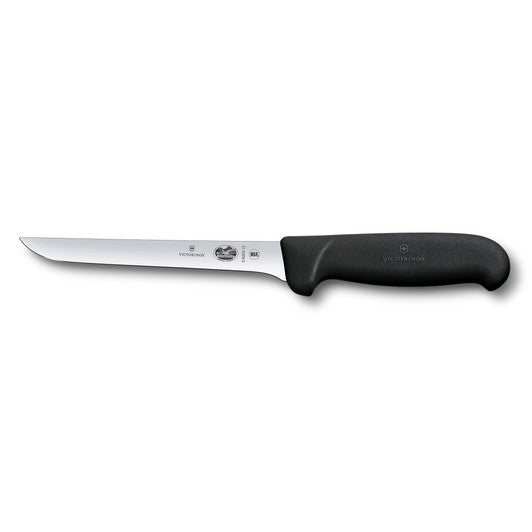 Victorinox Boning Knife,15cm Straight,Ext Narrow,Fibrox - Black - Hospitality Connect