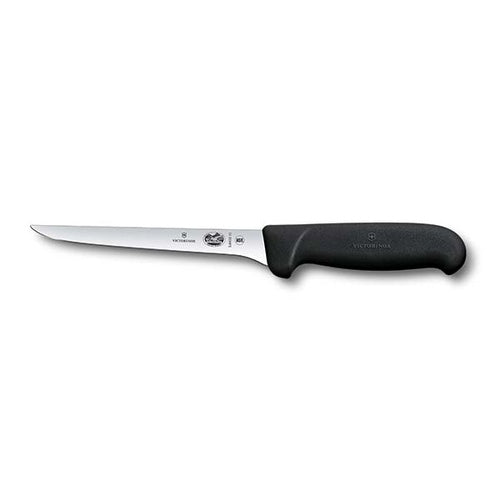 Victorinox Boning Knife,15cm Straight,Narrow Blade,Fibrox - Black - Hospitality Connect