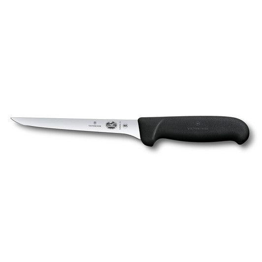 Victorinox Boning Knife,12cm Straight, Narrow Flexible Blade,Fibrox Black - Hospitality Connect