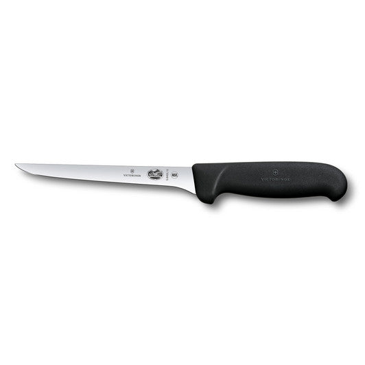 Victorinox Boning Knife,15cm Straight,Narrow Flexible Blade,Fibrox Black - Hospitality Connect