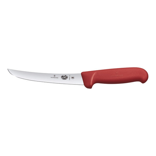 Victorinox Boning Knife,12cm Curved,Narrow Blade,Fibrox - Blue - Hospitality Connect