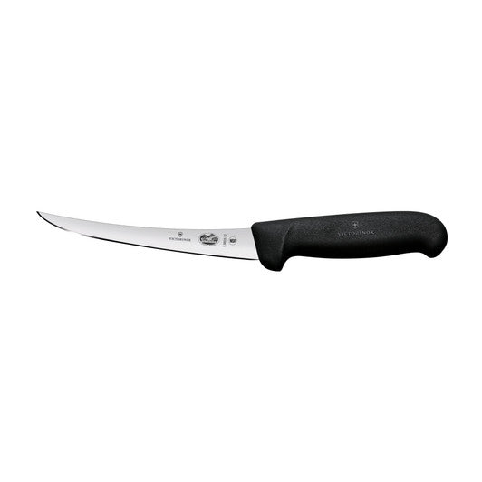 Victorinox Boning Knife,12cm Curved,Narrow Blade,Fibrox - Black - Hospitality Connect