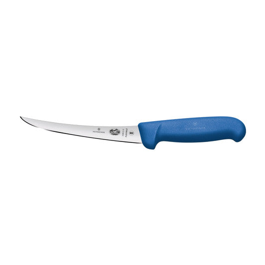 Victorinox Boning Knife,12cm Curved,Flexible Narrow Blade,Fibrox Blue - Hospitality Connect