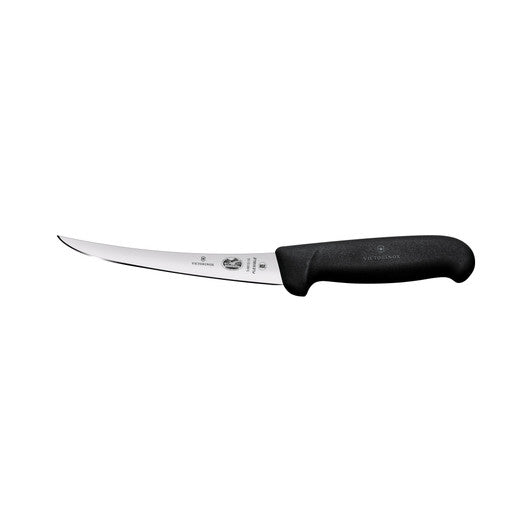 Victorinox Boning Knife,12cm Curved,Flexible Narrow Blade,Fibrox - Black - Hospitality Connect
