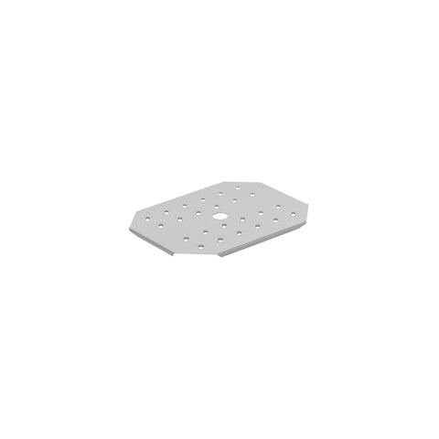 CHEF INOX DRAIN PLATE 18/8 425x220x10mm