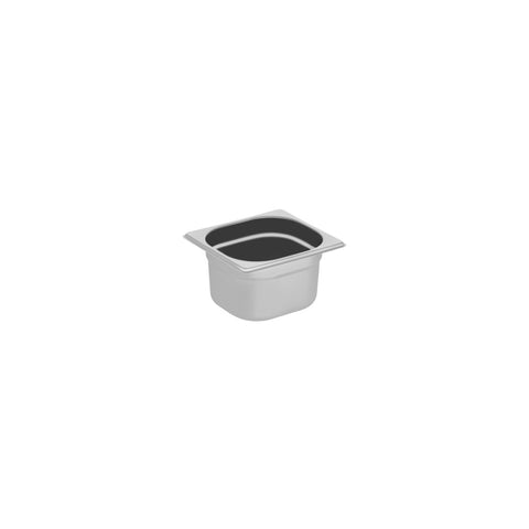 CHEF INOX ANTI-JAM STEAM PAN 1/6 SIZE 176x162x100mm 1.5lt