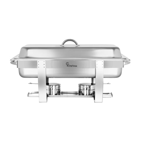 CHEF INOX CHAFER ECONOMY STACKABLE S/S 1/1 590x332x270mm - Hospitality Connect