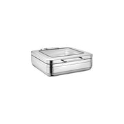 CHEF INOX RECT INDUCTION CHAFER w/GLASS LID 2/3 SIZE - Hospitality Connect