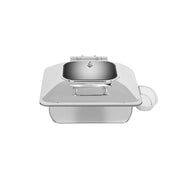 CHEF INOX DELUXE RECT CHAFER w/GLASS LID S/S 2/3 SIZE - Hospitality Connect
