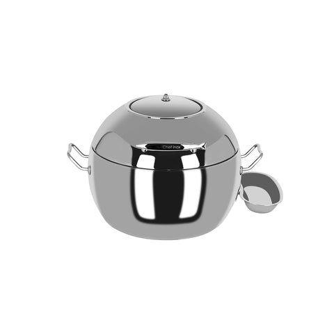 CHEF INOX DELUXE SOUP STATION w/GLASS LID 18/8 11.0lt - Hospitality Connect