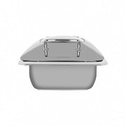 CHEF INOX ULTRA RECT CHAFER w/GLASS LID S/S 1/2 SIZE - Hospitality Connect