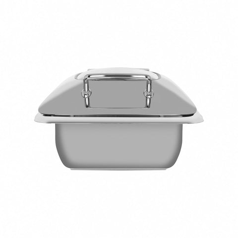 CHEF INOX ULTRA RECT CHAFER w/GLASS LID S/S 1/2 SIZE - Hospitality Connect