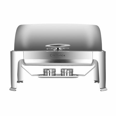 CHEF INOX CHAFER ROLL TOP STACKABLE S/S 1/1 SIZE - Hospitality Connect