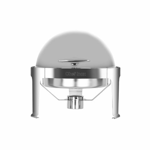 CHEF INOX ROUND CHAFER ROLL TOP STACKABLE S/S - Hospitality Connect